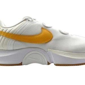 Nike Air Zoom GP Turbo Men's Tennis Shoe - White / University Gold - 10.5